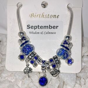 September charm bracelet